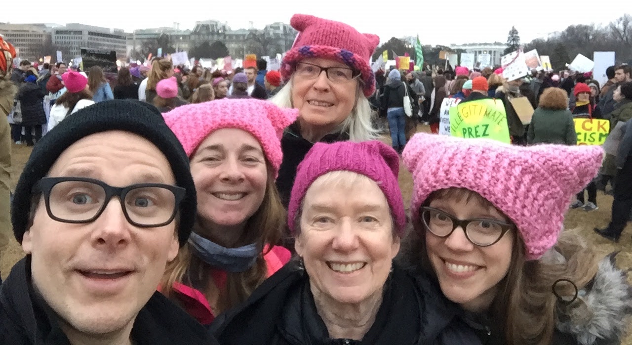 Family at Womens March on Washington
