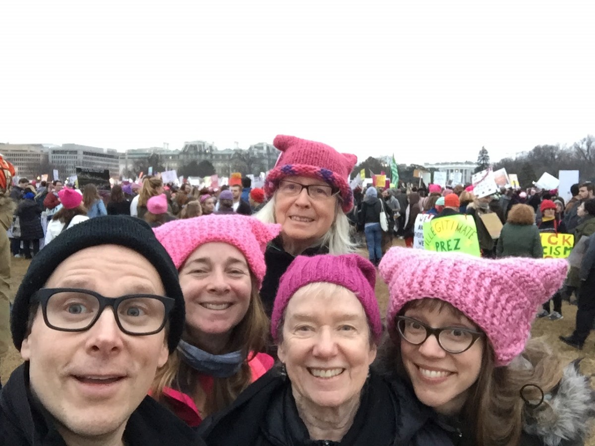 Family at Womens March on Washington