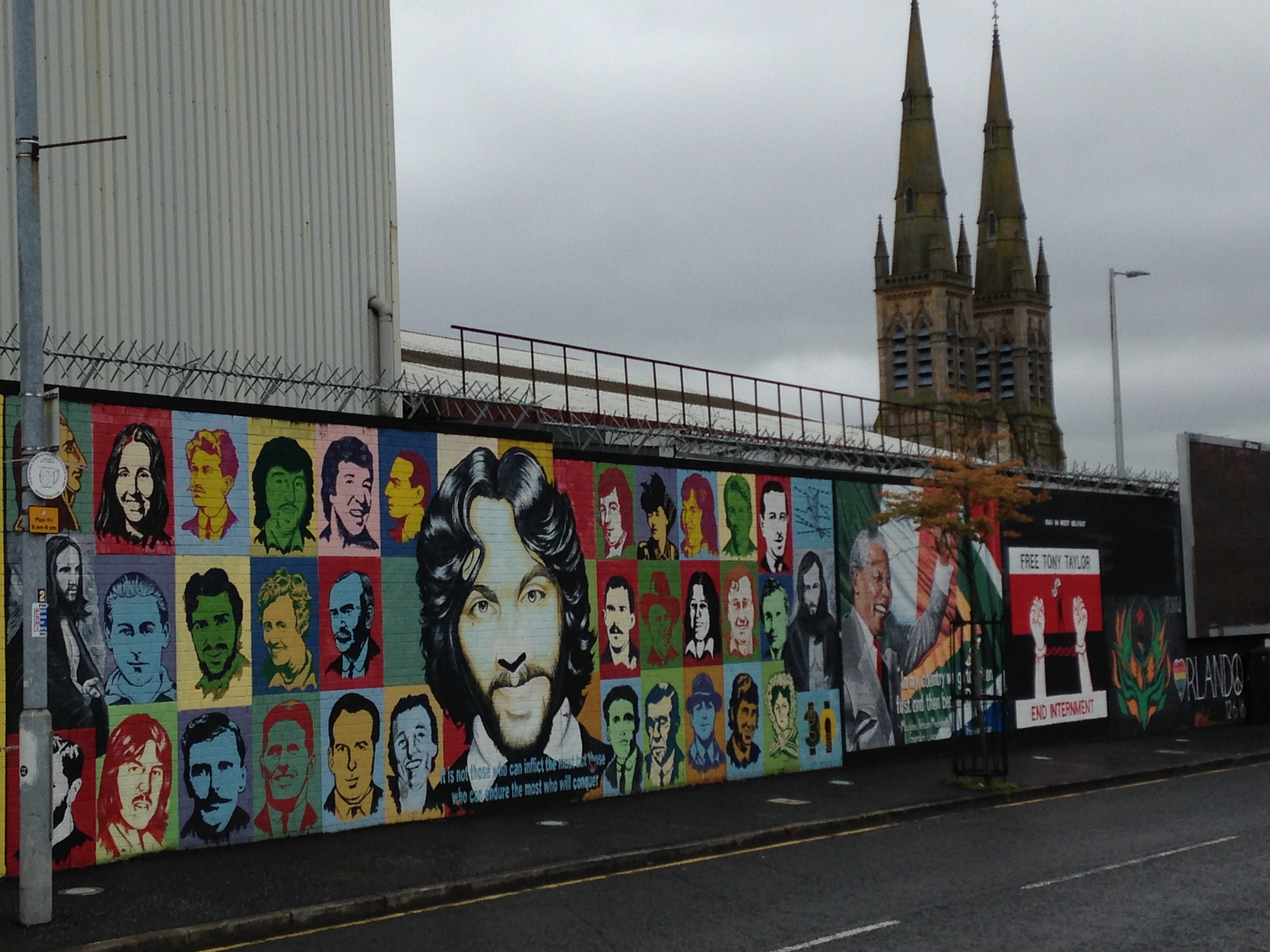 Bobby Sands mural in Belfast