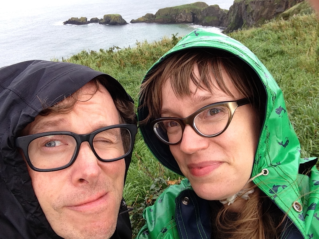 Near the Carrick-a-Rede Rope Bridge in County Antrim