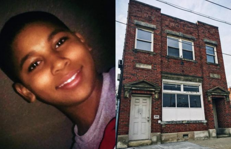 Tamir Rice Cleveland brick building